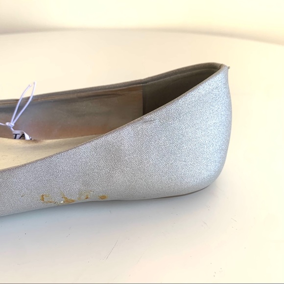 Silver ballet flats 8.5 - Picture 5 of 7